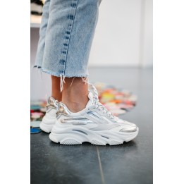 STEVE MADDEN POSSESSION PERF WHITE SILVER
