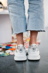 STEVE MADDEN POSSESSION PERF WHITE SILVER