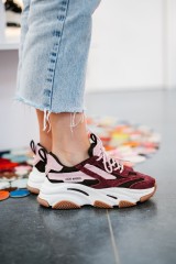 STEVE MADDEN POSSESSION BURGUNDY PINK