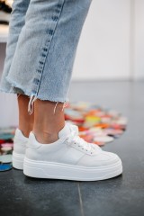 STEVE MADDEN MOXY WHITE GLITTER