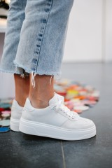 STEVE MADDEN MOXY WHITE GLITTER