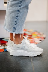 STEVE MADDEN STARLYN WHITE GLITTER