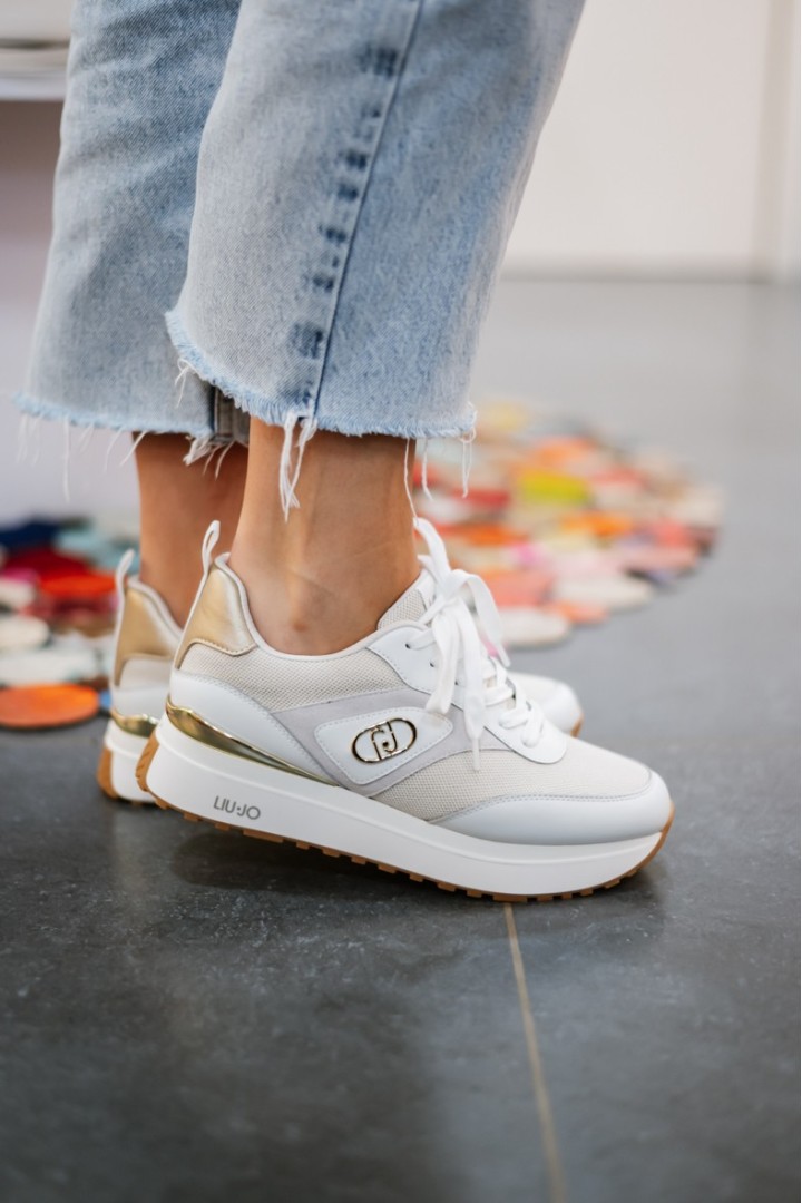 LIUJO MAXI WONDER 97 BIS CALF WHITE
