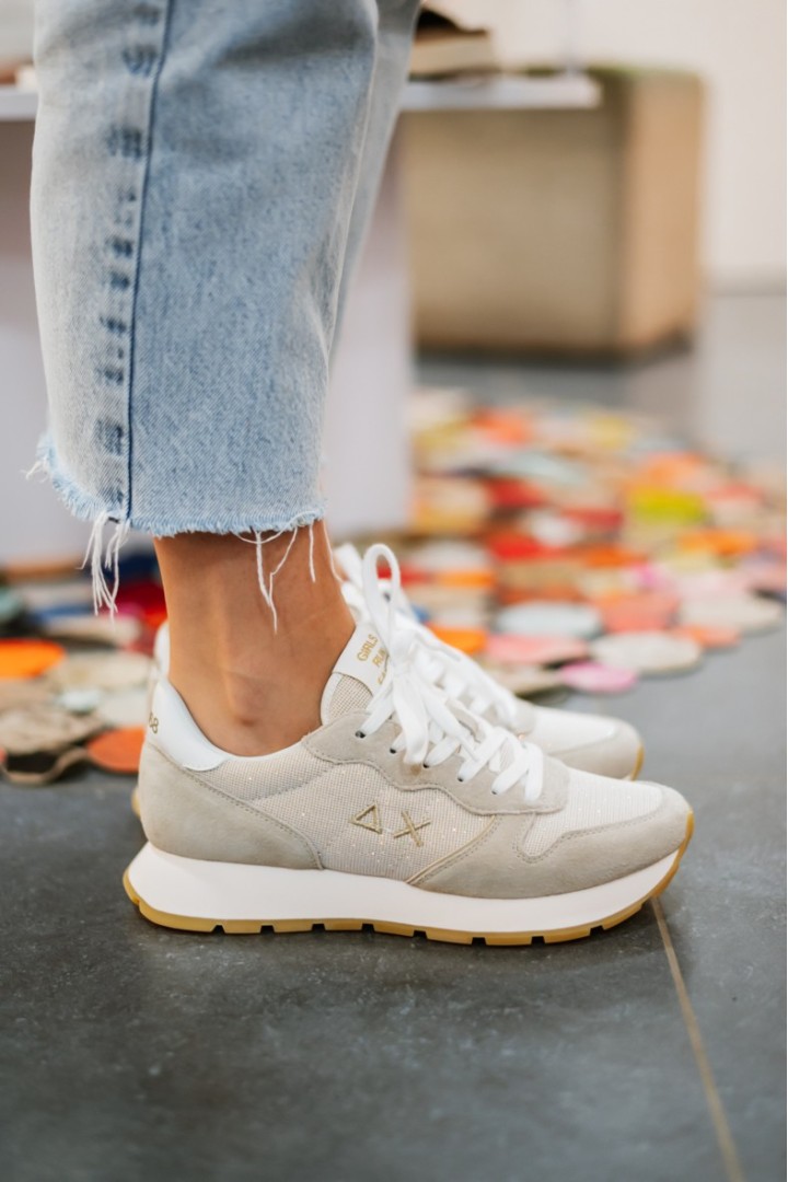 SUN68 ALLY GLITTER TEXTILE ORO