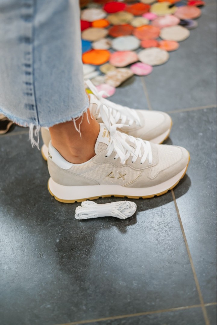 SUN68 ALLY GLITTER TEXTILE ORO