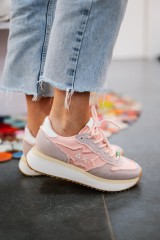 SUN68 BIG STARGIRL CANVAS PORCELLANA