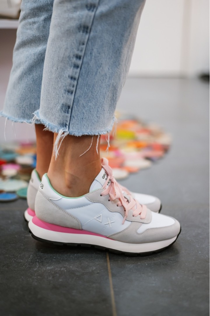 SUN68 ALLY SOLID BIANCO