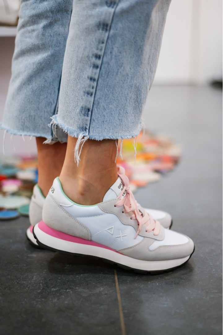 SUN68 ALLY SOLID BIANCO
