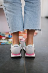 SUN68 ALLY SOLID BIANCO