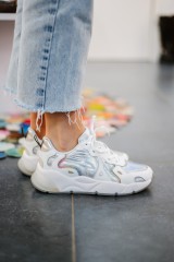 W6YZ SARAH IRIDESCENT WHITE MULTI