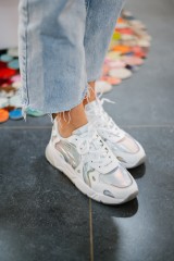 W6YZ SARAH IRIDESCENT WHITE MULTI