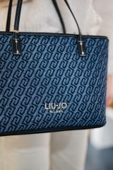 LIUJO S TOTE DRESS BLUE