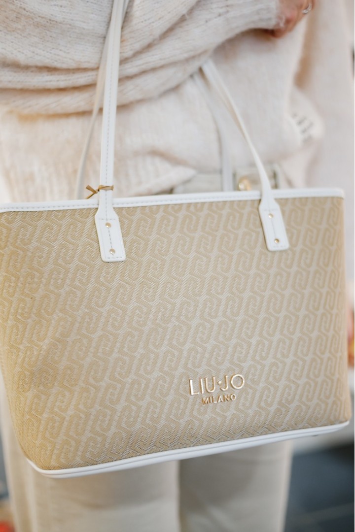 LIUJO S TOTE NATURALE