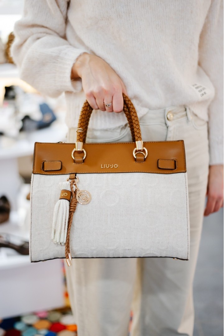 LIUJO M TOTE NATURALE