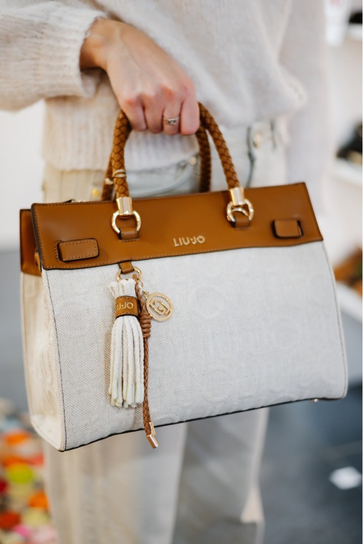 LIUJO M TOTE NATURALE