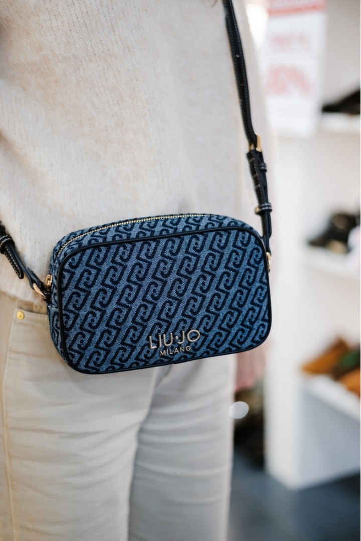 LIUJO S CAMERA CASE DRESS BLUE
