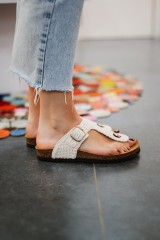 SCHOLL ANAIS OFF WHITE TRICOT