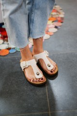 SCHOLL ANAIS OFF WHITE TRICOT