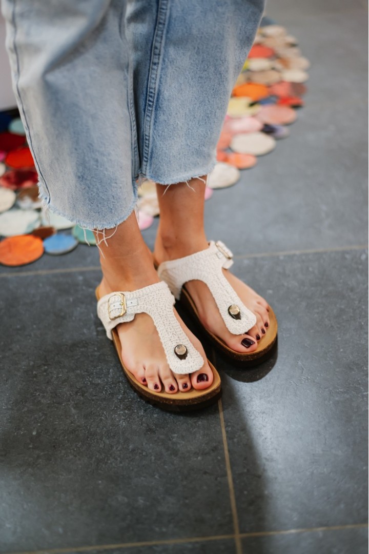 SCHOLL ANAIS OFF WHITE TRICOT