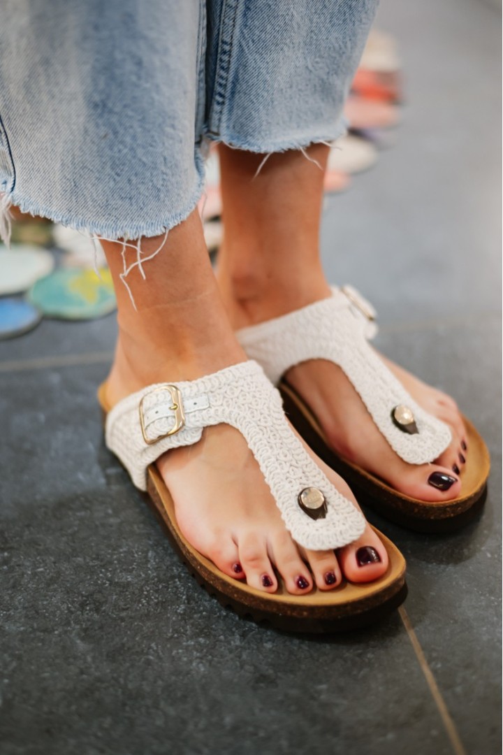 SCHOLL ANAIS OFF WHITE TRICOT