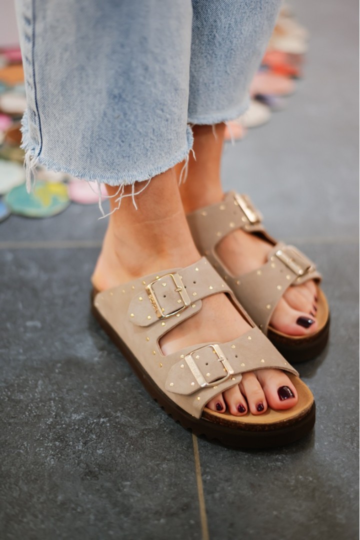 SCHOLL BEATRIZ BEIGE GOLD