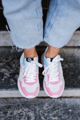 NO NAME CARTER JOGGER DISCOLOR PINK SKY DOVE
