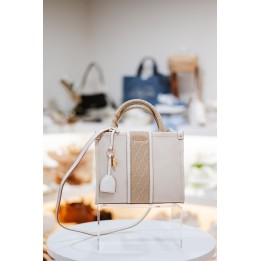 LIUJO S TOTE NEUTRO/CREAM RIDHI