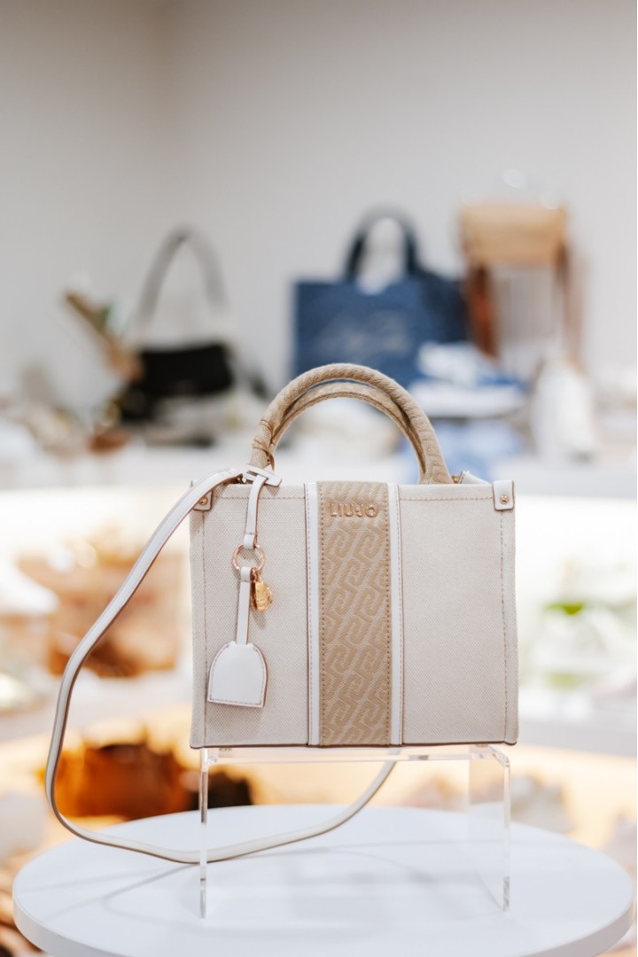 LIUJO S TOTE NEUTRO/CREAM RIDHI
