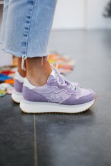 SUN68 BIG STARGIRL CANVAS LILLA