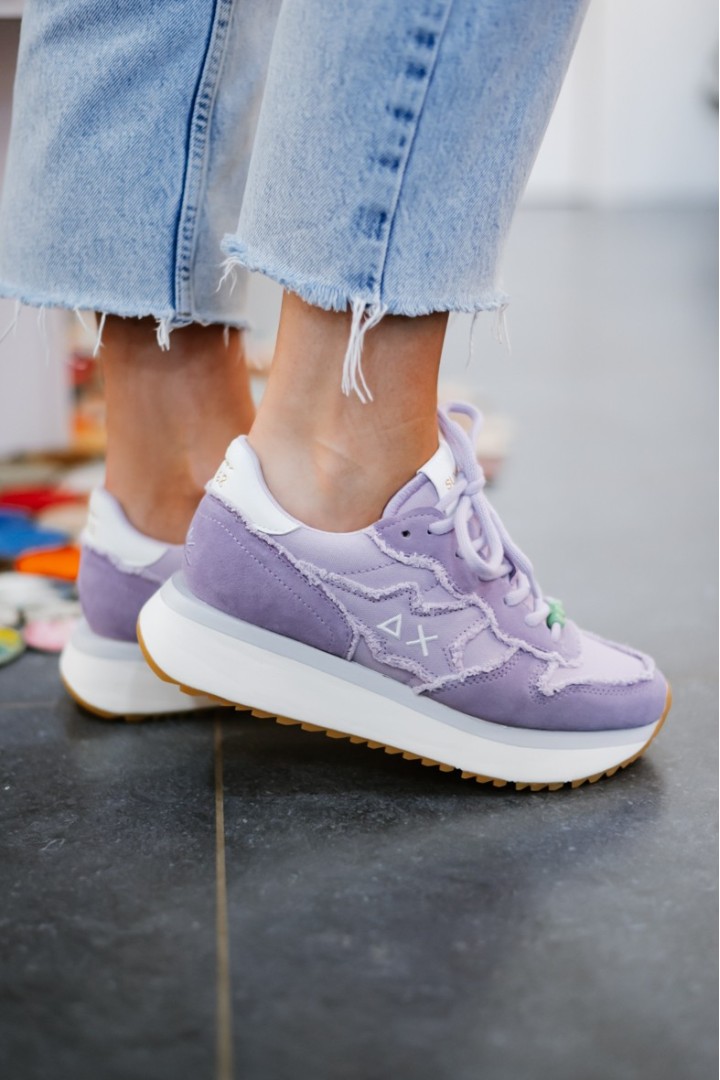 SUN68 BIG STARGIRL CANVAS LILLA
