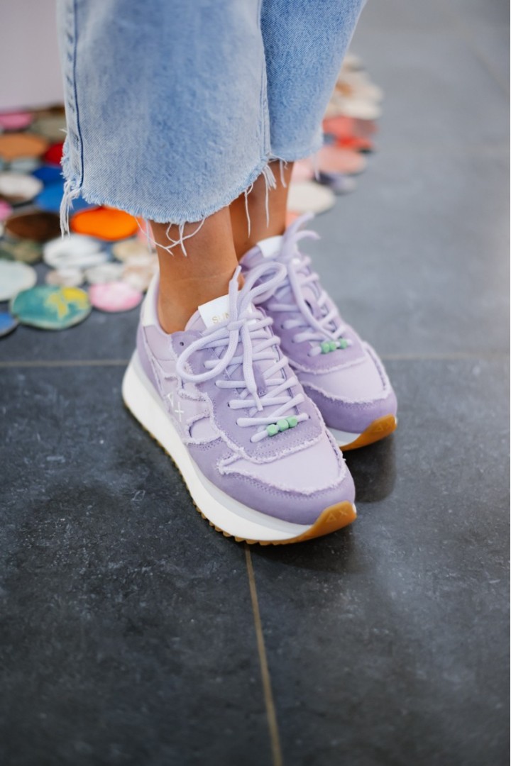 SUN68 BIG STARGIRL CANVAS LILLA